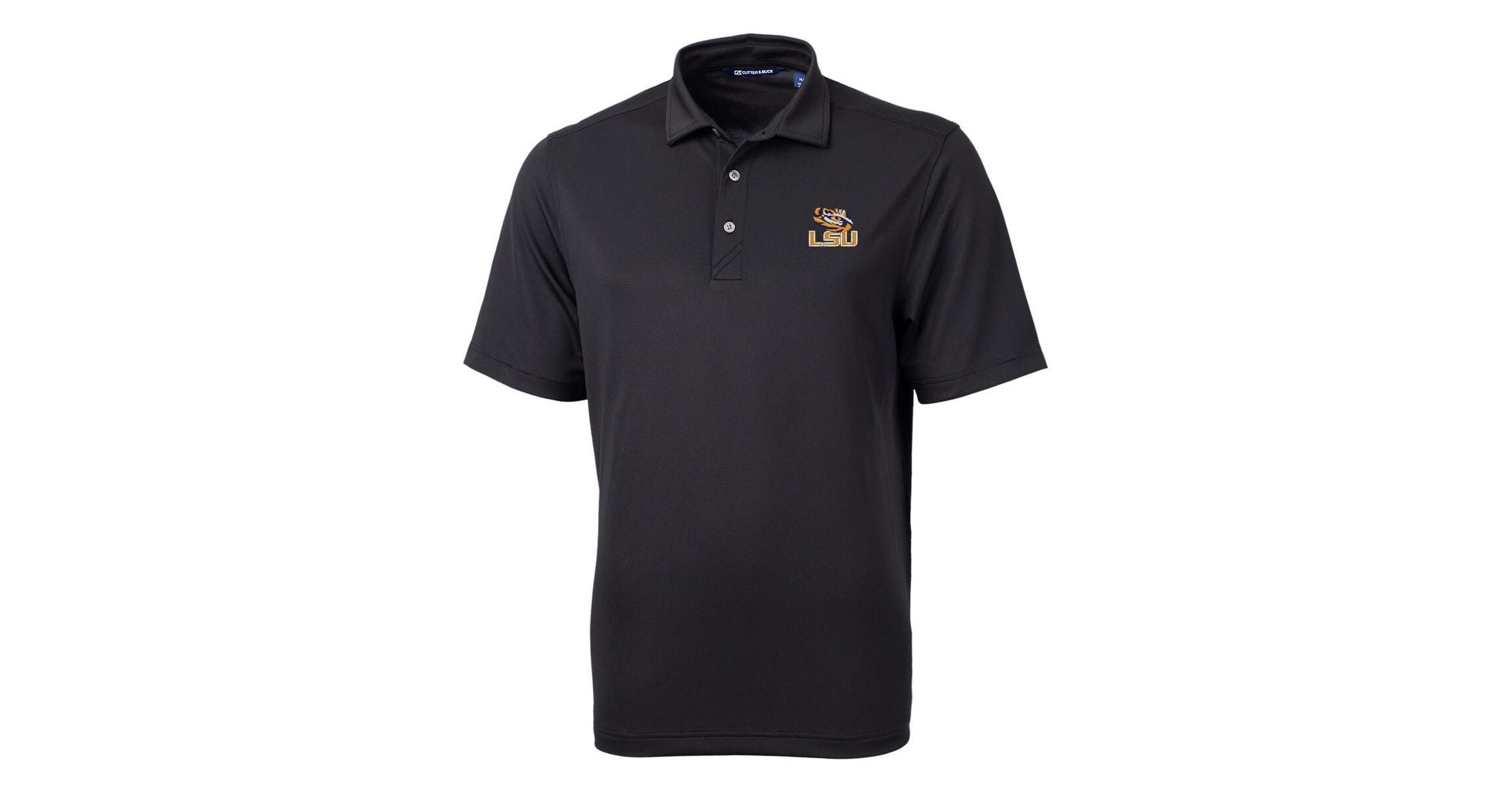 NCAA LSU Tigers Virtue Eco Pique Recycled Polo