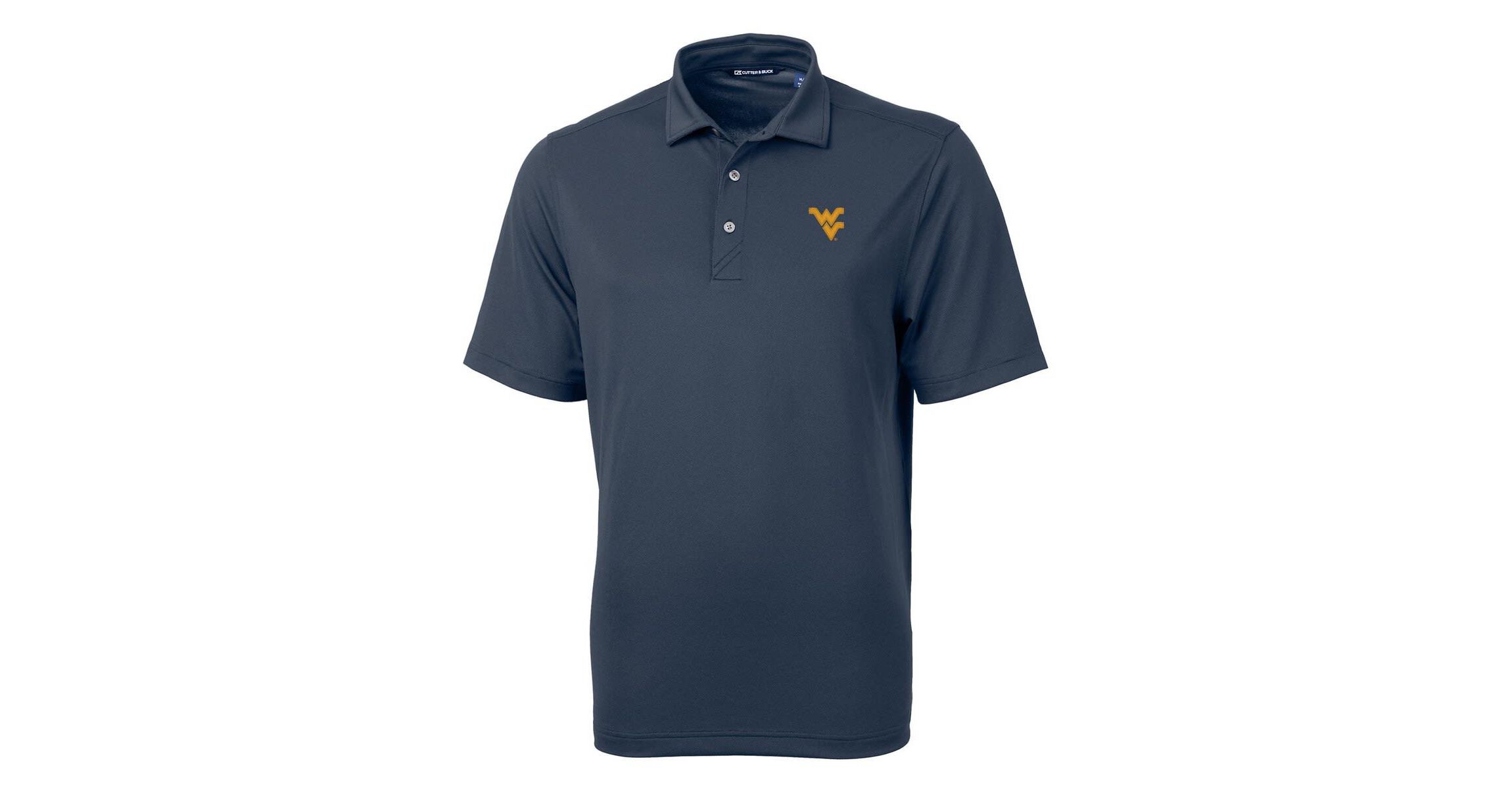 NCAA West Virginia Mountaineers Virtue Eco Pique Recycled Polo
