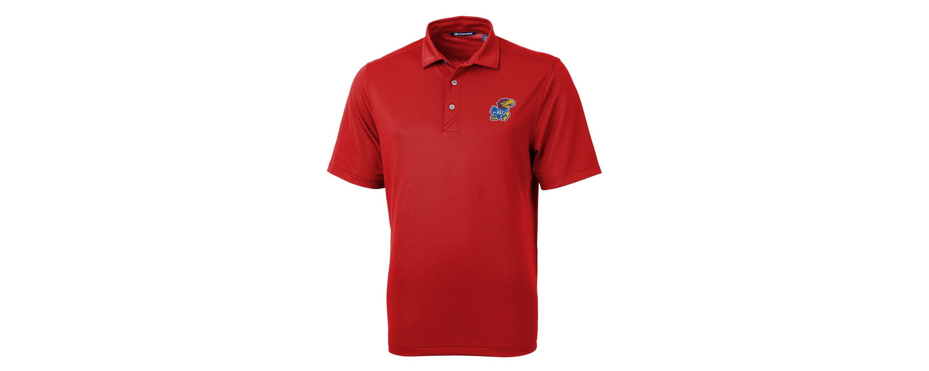 NCAA Kansas Jayhawks Virtue Eco Pique Recycled Polo