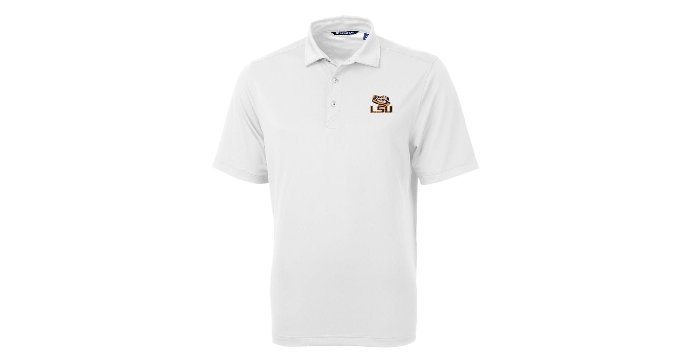NCAA LSU Tigers Virtue Eco Pique Recycled Polo