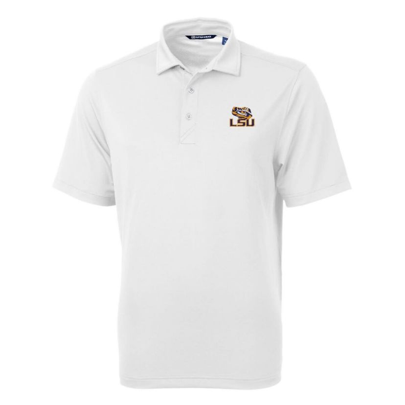 NCAA LSU Tigers Virtue Eco Pique Recycled Polo