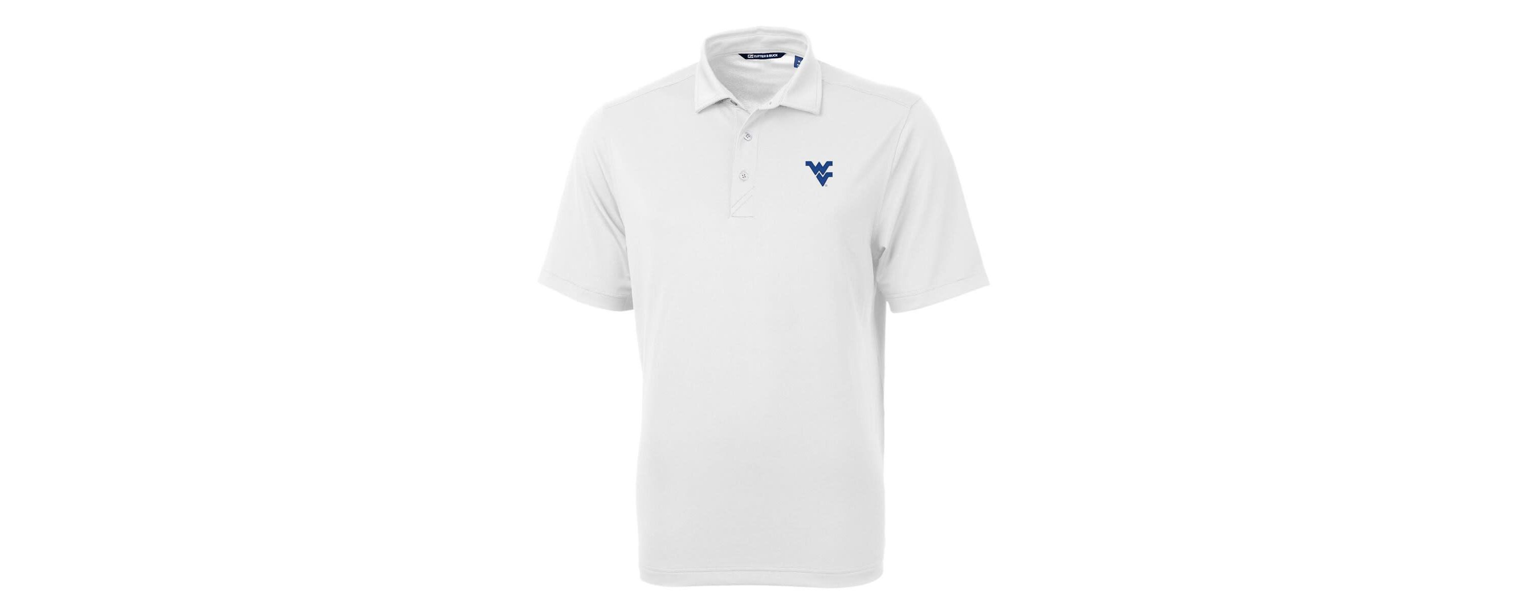 NCAA West Virginia Mountaineers Virtue Eco Pique Recycled Polo