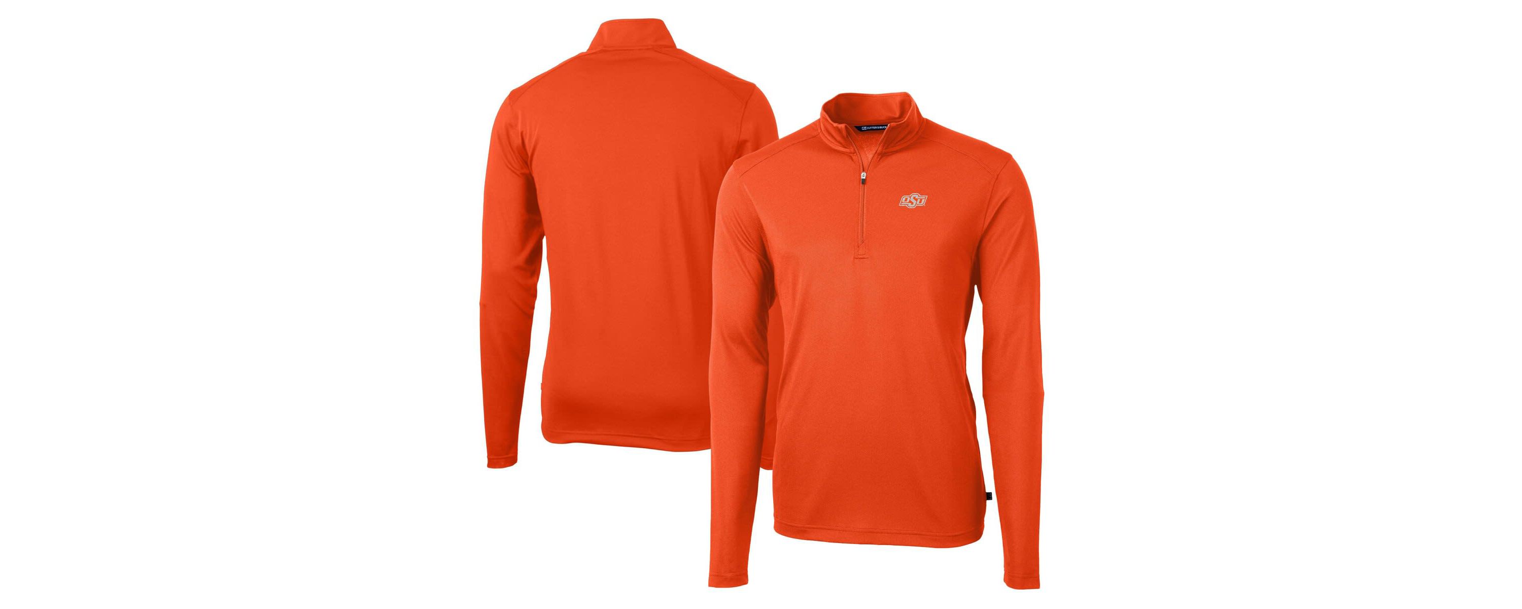 NCAA Oklahoma State Cowboys Virtue Eco Pique Recycled Quarter-Zip Jacket