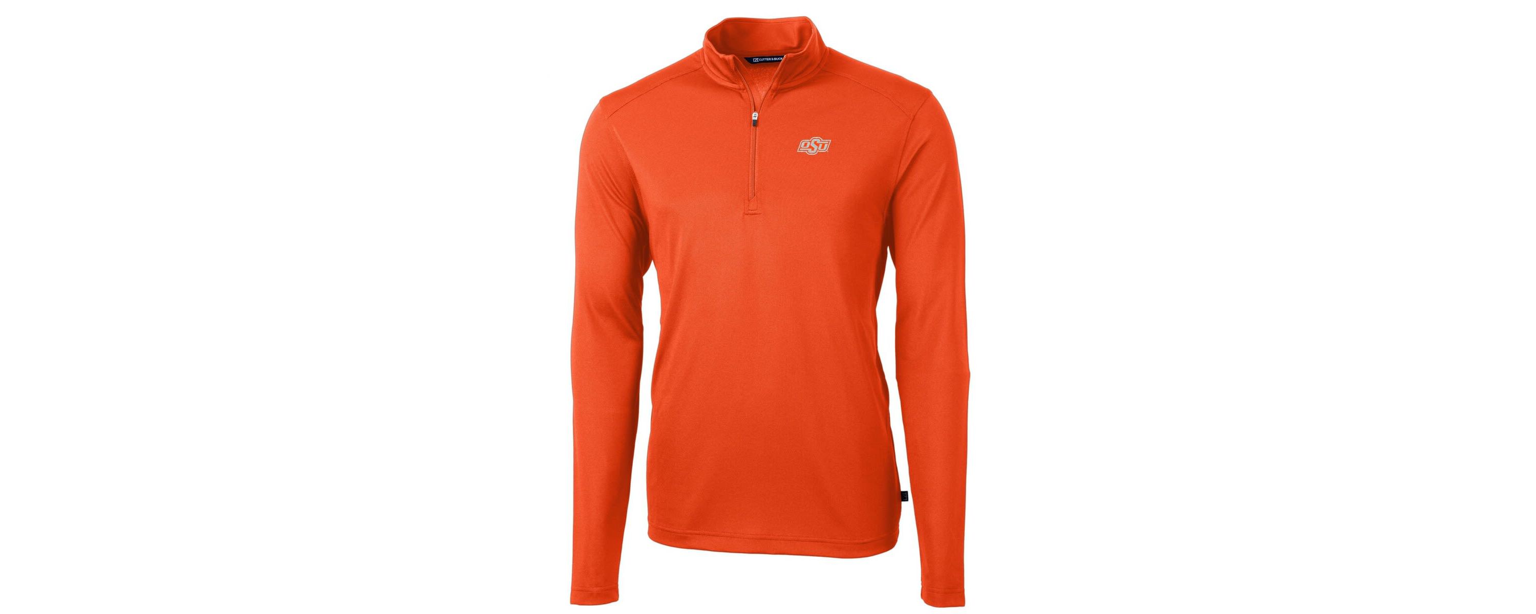 NCAA Oklahoma State Cowboys Virtue Eco Pique Recycled Quarter-Zip Jacket
