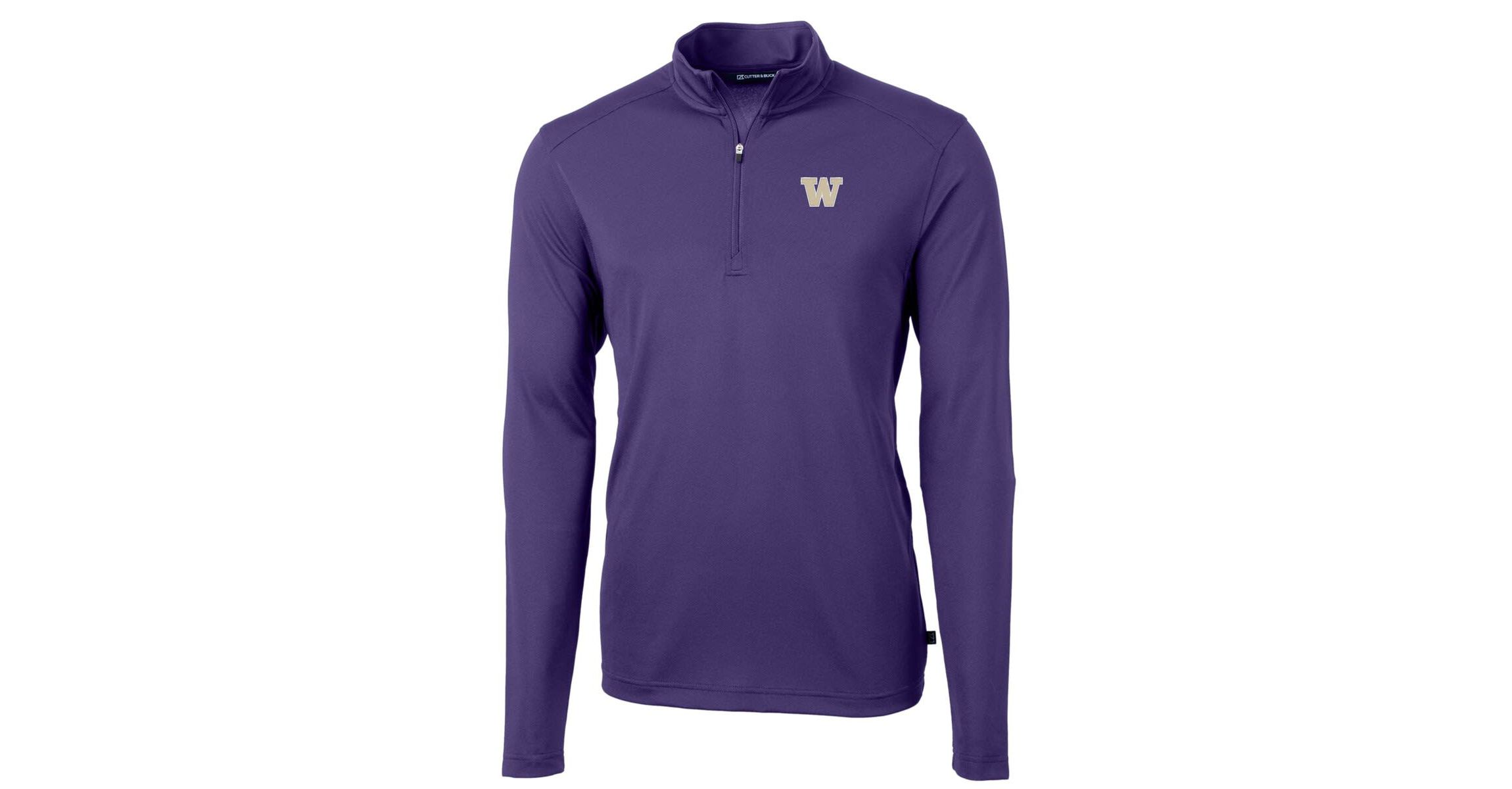 NCAA Washington Huskies Virtue Eco Pique Recycled Quarter-Zip Jacket