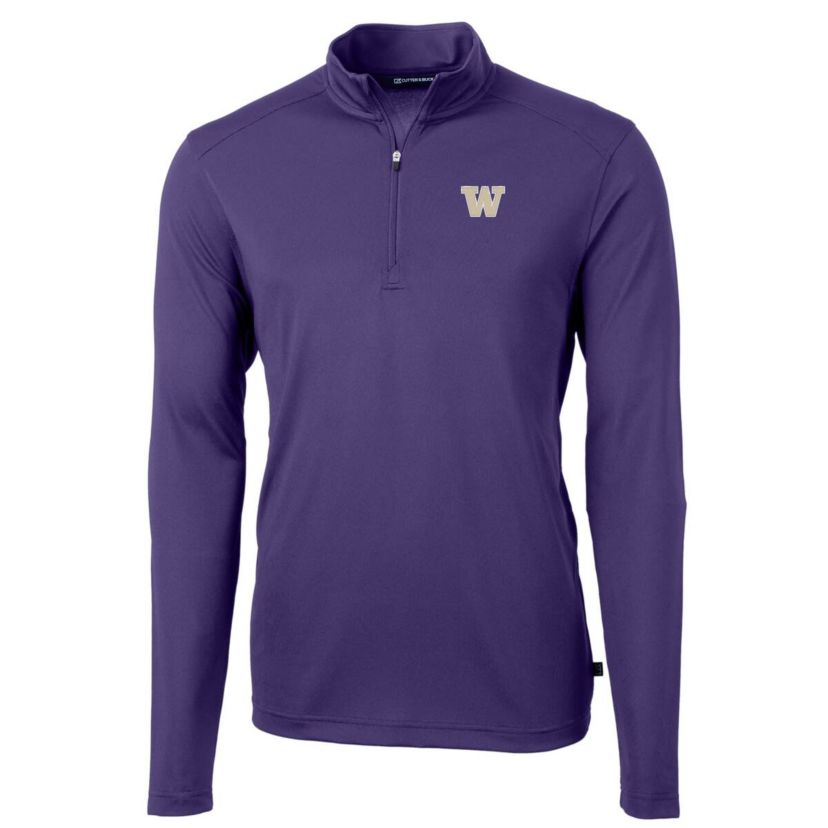NCAA Washington Huskies Virtue Eco Pique Recycled Quarter-Zip Jacket