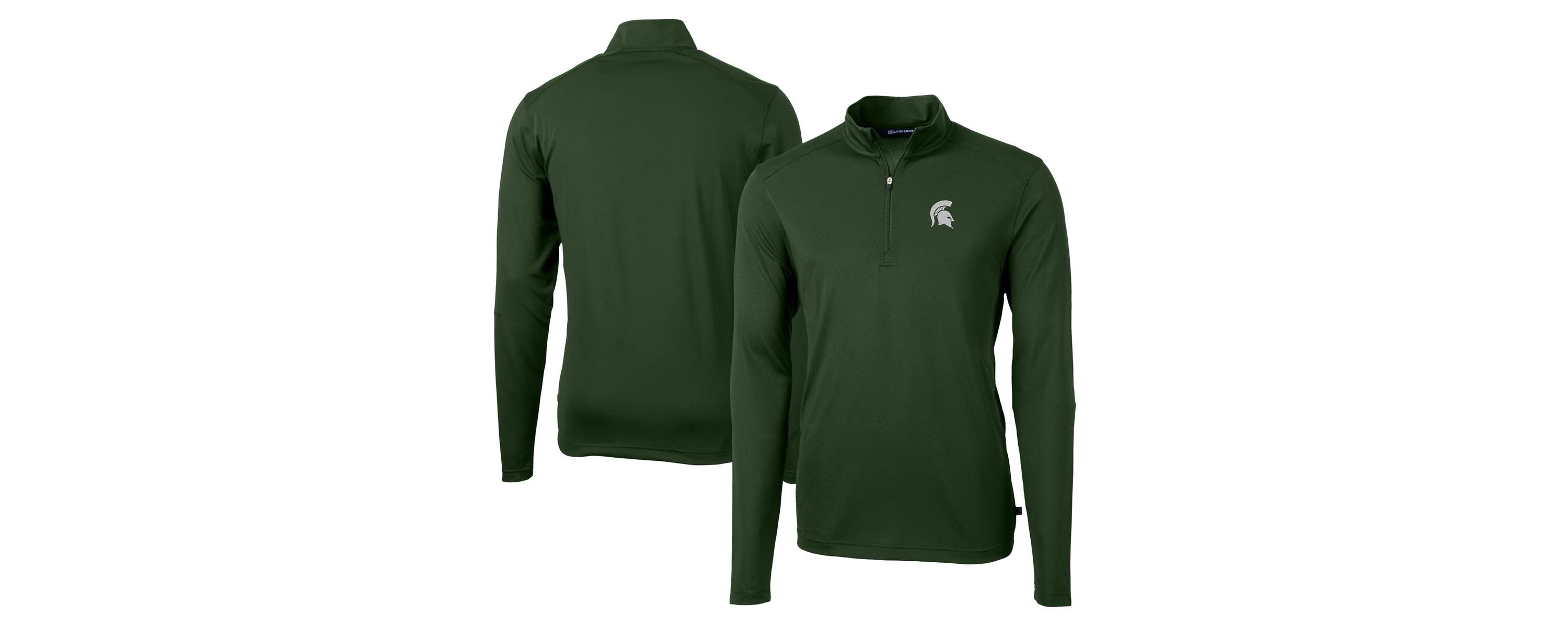 NCAA Michigan State Spartans Virtue Eco Pique Recycled Quarter-Zip Jacket