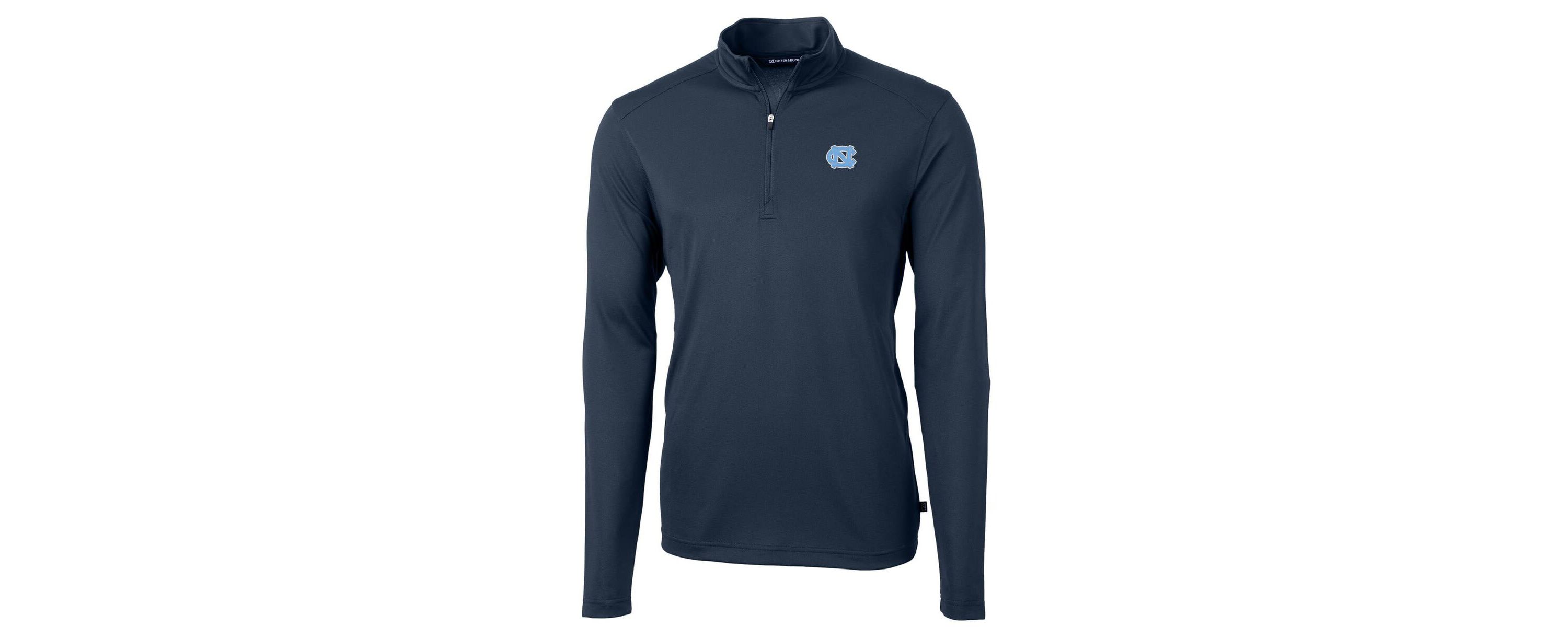 NCAA North Carolina Tar Heels Virtue Eco Pique Recycled Quarter-Zip Jacket