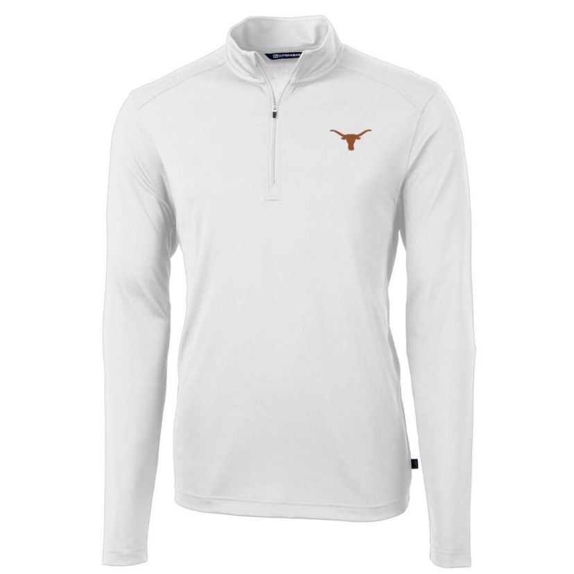NCAA Texas Longhorns Virtue Eco Pique Recycled Quarter-Zip Jacket