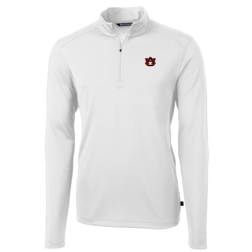 NCAA Auburn Tigers Virtue Eco Pique Recycled Quarter-Zip Jacket