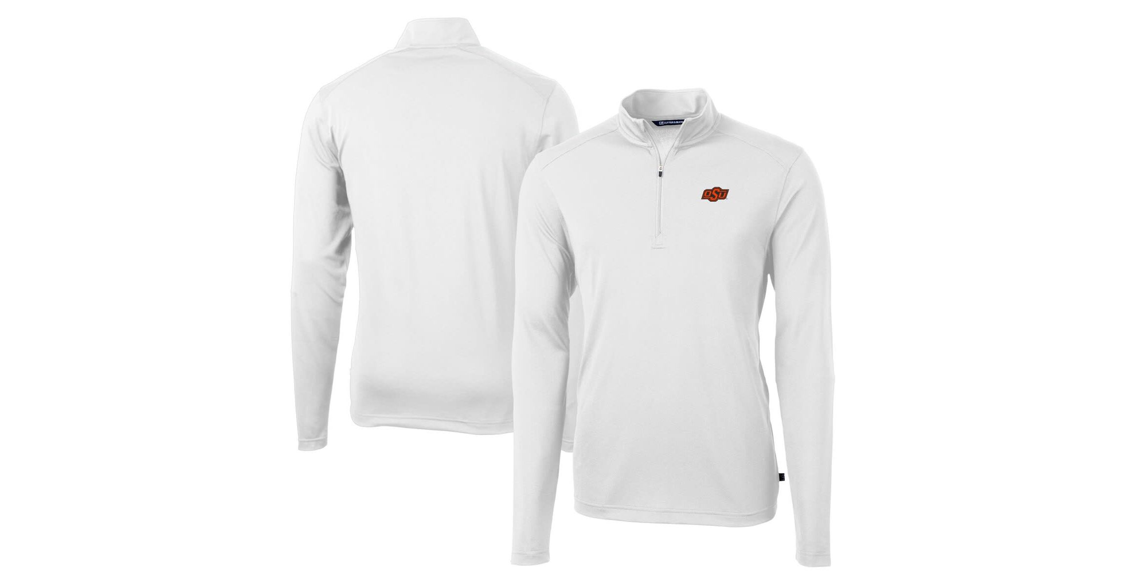 NCAA Oklahoma State Cowboys Virtue Eco Pique Recycled Quarter-Zip Jacket
