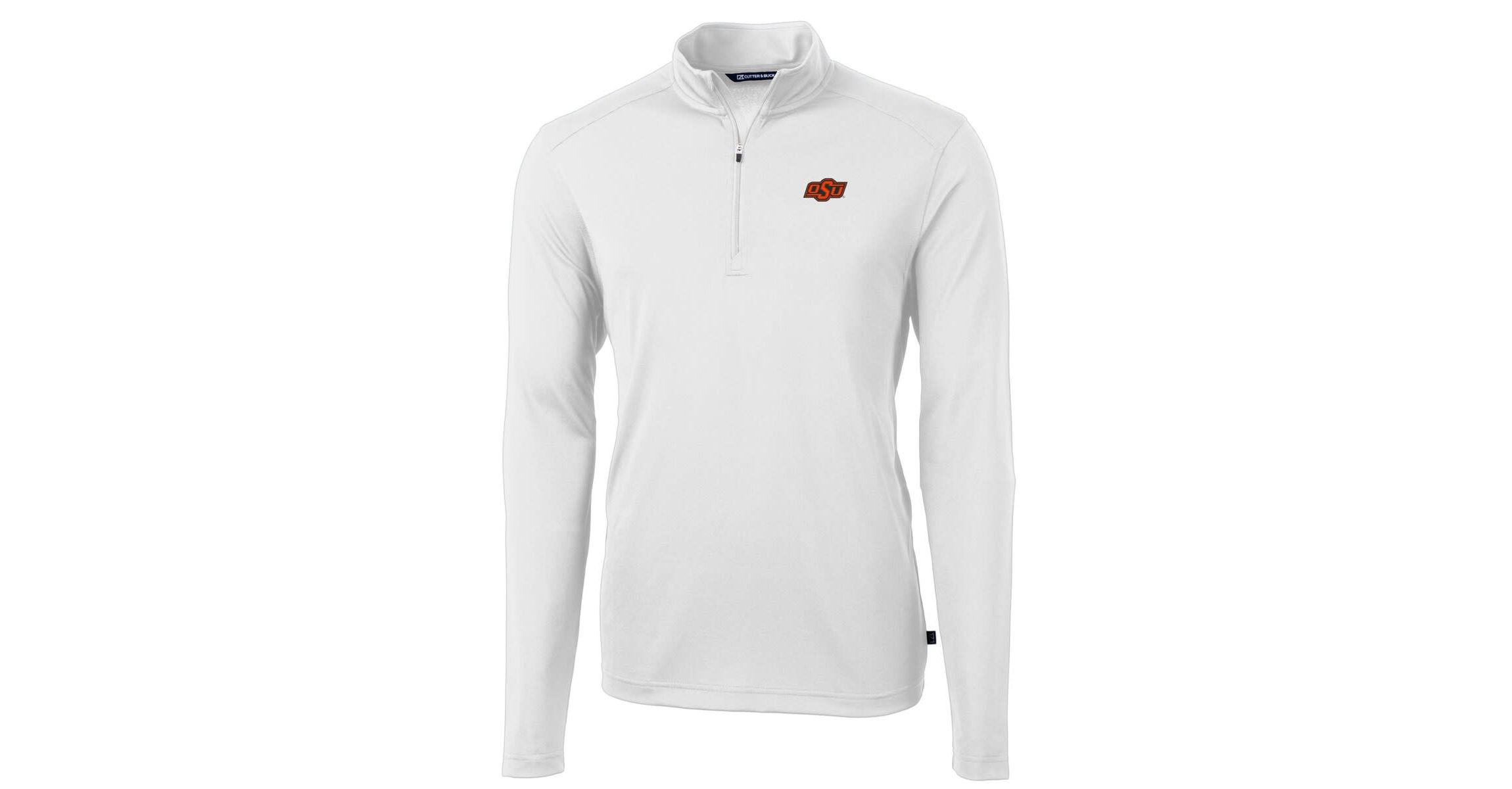 NCAA Oklahoma State Cowboys Virtue Eco Pique Recycled Quarter-Zip Jacket