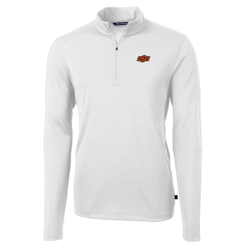 NCAA Oklahoma State Cowboys Virtue Eco Pique Recycled Quarter-Zip Jacket