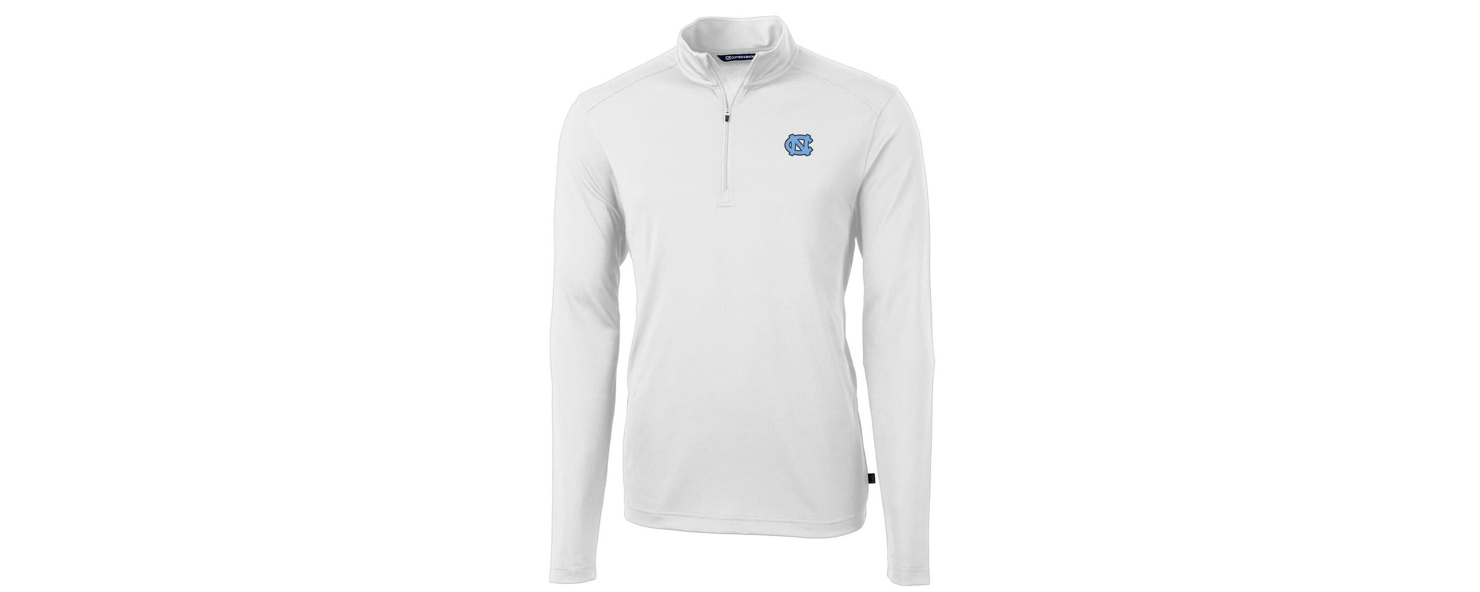NCAA North Carolina Tar Heels Virtue Eco Pique Recycled Quarter-Zip Jacket