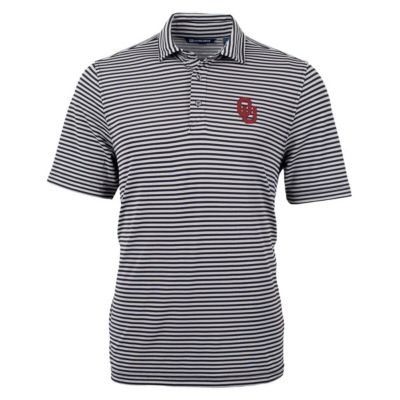 NCAA Oklahoma Sooners Virtue Eco Pique Stripe Recycled Polo