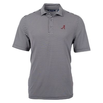 Alabama Crimson Tide NCAA Virtue Eco Pique Stripe Recycled Polo