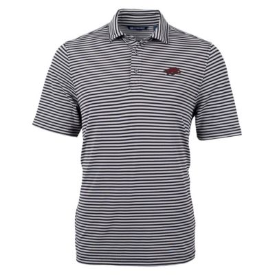 NCAA Arkansas Razorbacks Virtue Eco Pique Stripe Recycled Polo