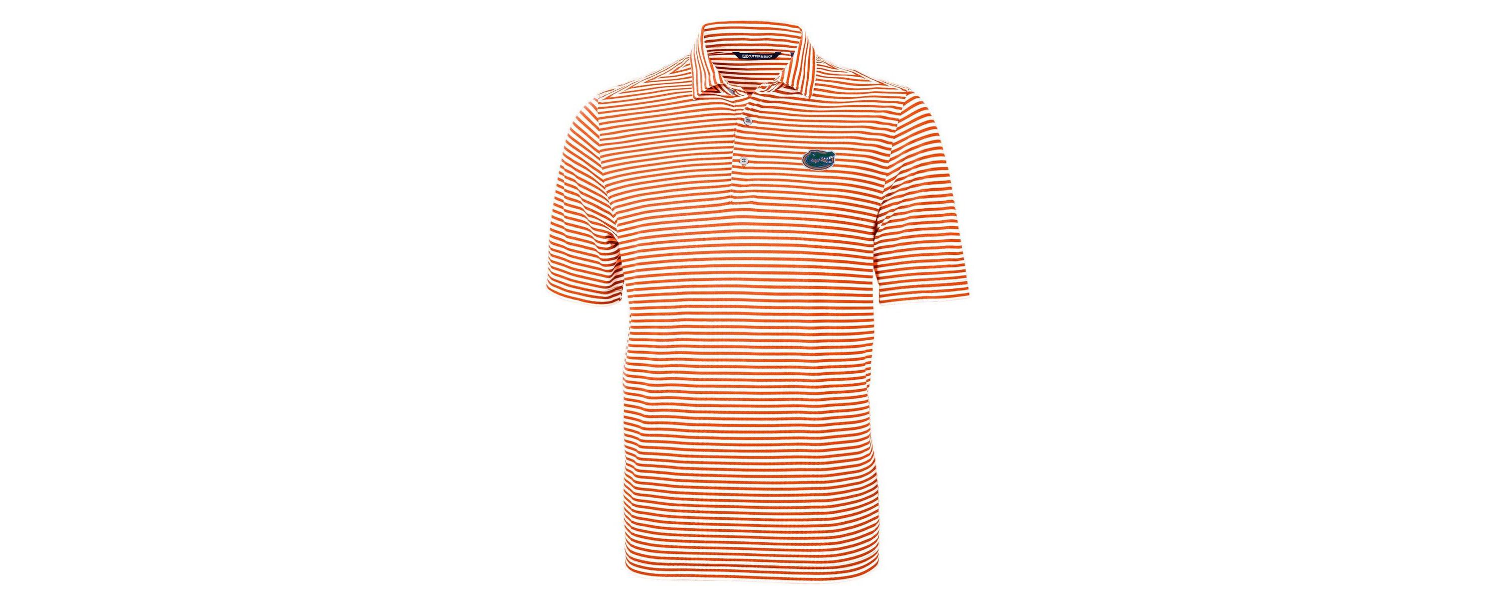 NCAA Florida Gators Virtue Eco Pique Stripe Recycled Polo