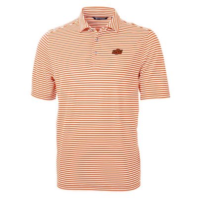 NCAA Oklahoma State Cowboys Virtue Eco Pique Stripe Recycled Polo