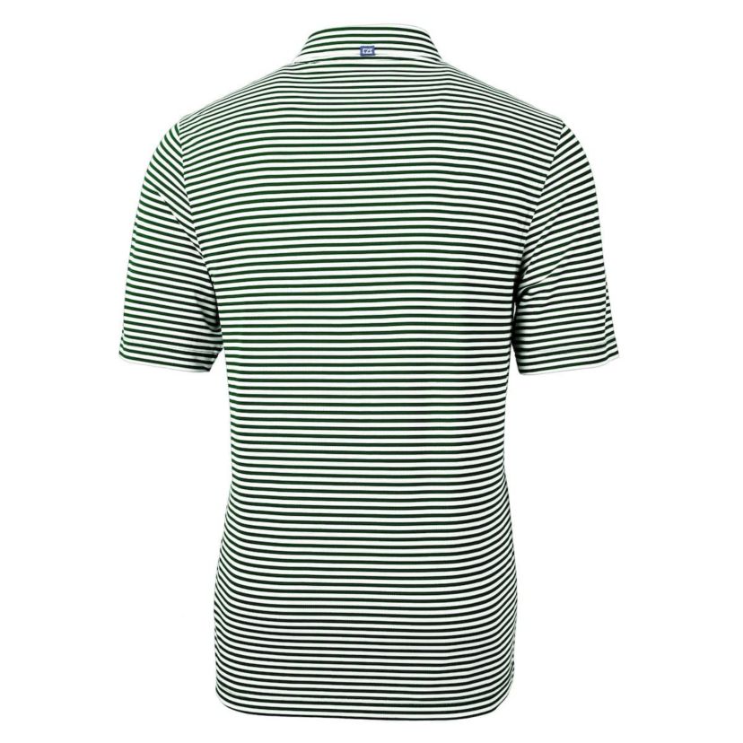NCAA Michigan State Spartans Virtue Eco Pique Stripe Recycled Polo