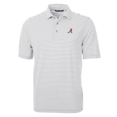 Alabama Crimson Tide NCAA Virtue Eco Pique Stripe Recycled Polo