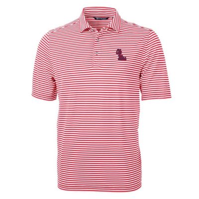 NCAA Ole Miss Rebels Virtue Eco Pique Stripe Recycled Polo