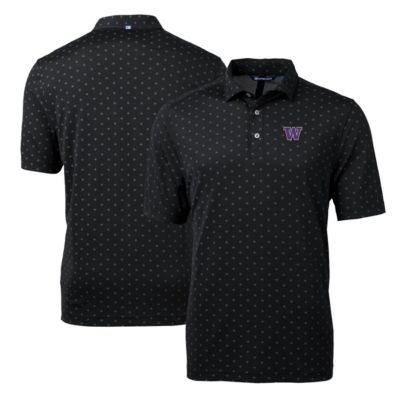 NCAA Washington Huskies Virtue Eco Pique Tile Print Polo