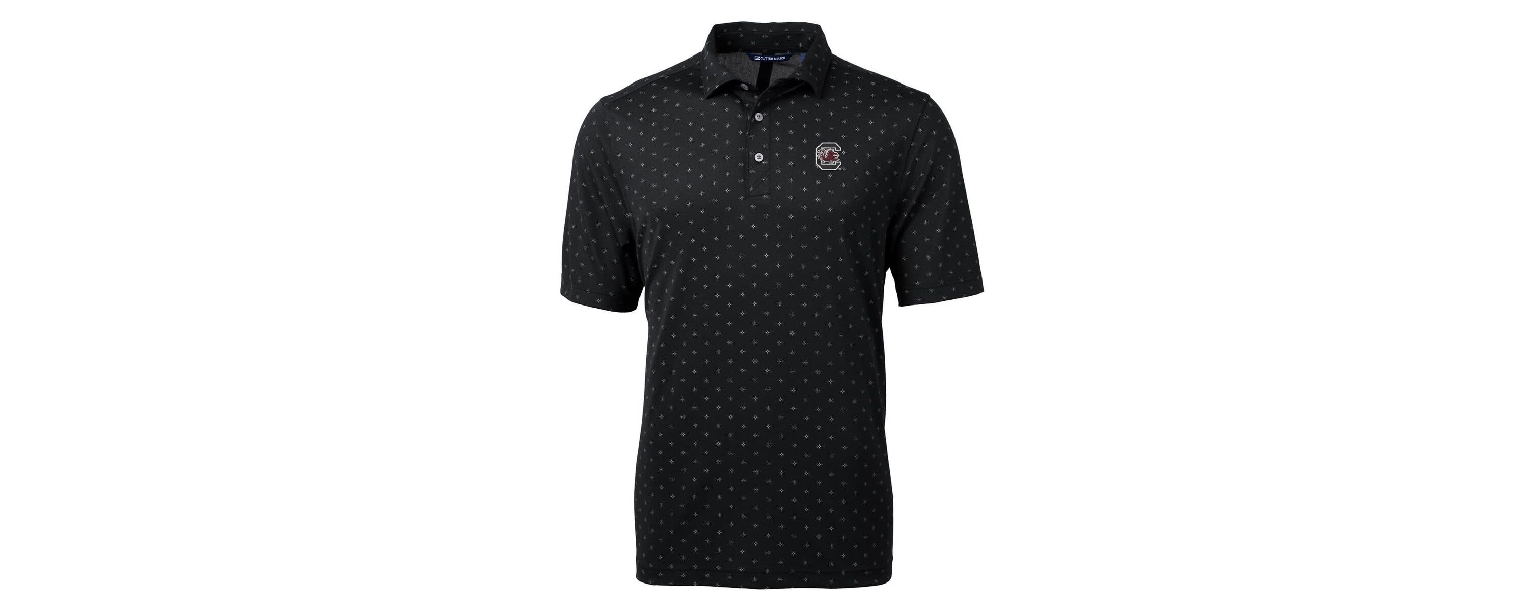 NCAA South Carolina Gamecocks Virtue Eco Pique Tile Print Polo