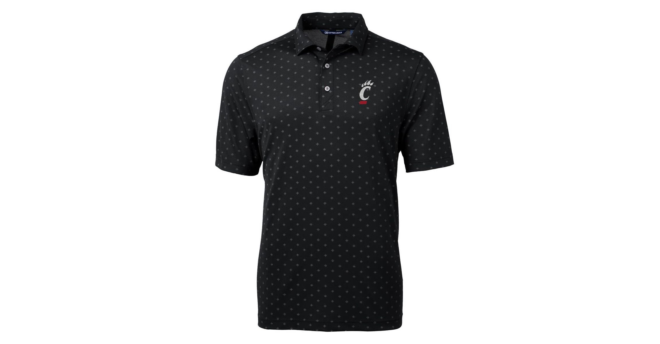 NCAA Cincinnati Bearcats Virtue Eco Pique Tile Print Polo