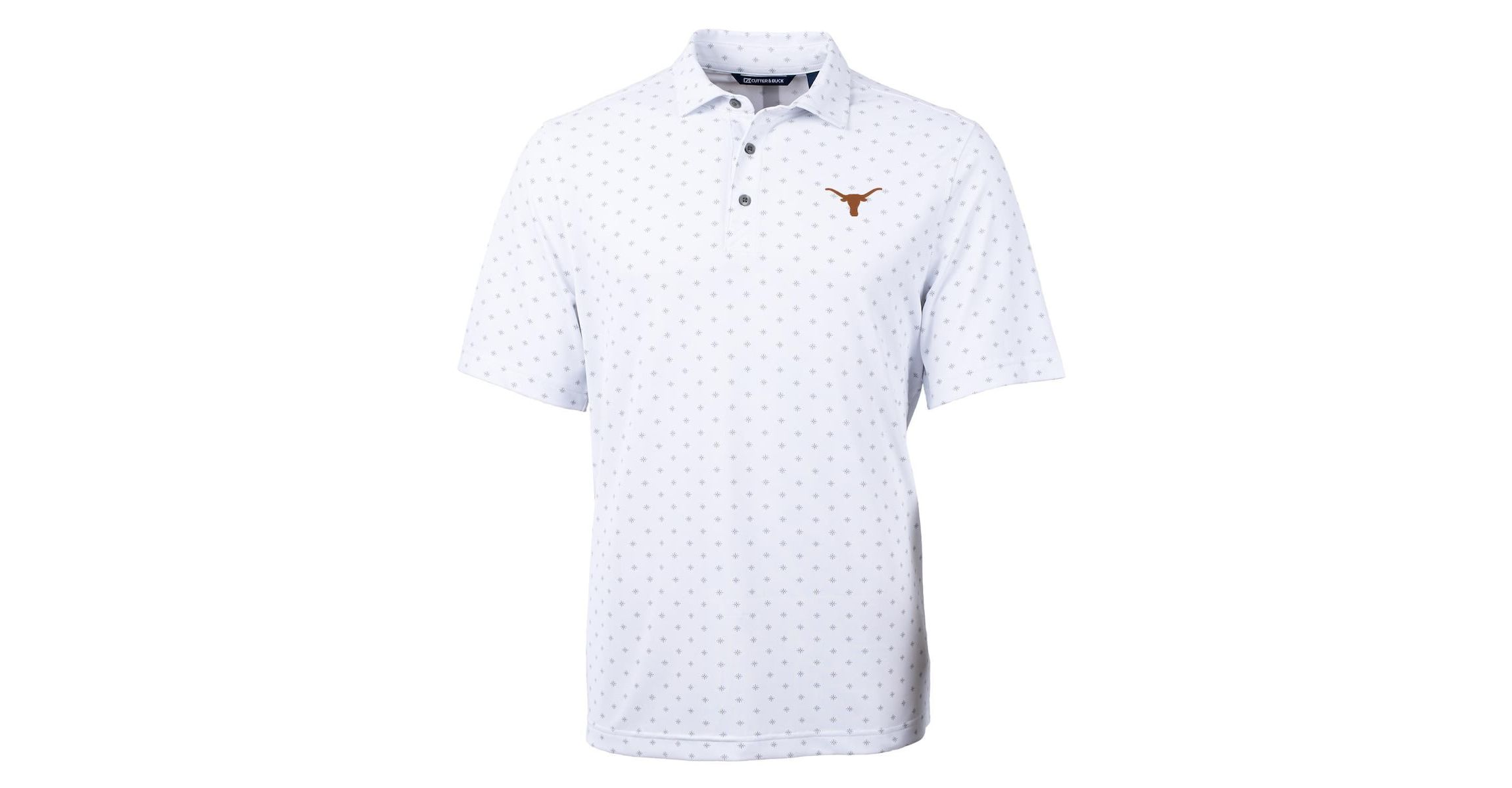NCAA Texas Longhorns Virtue Eco Pique Tile Print Polo