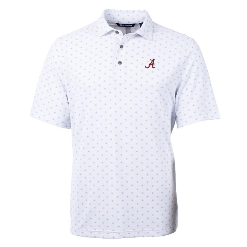 Alabama Crimson Tide NCAA Alabama Tide Virtue Eco Pique Tile Print Polo