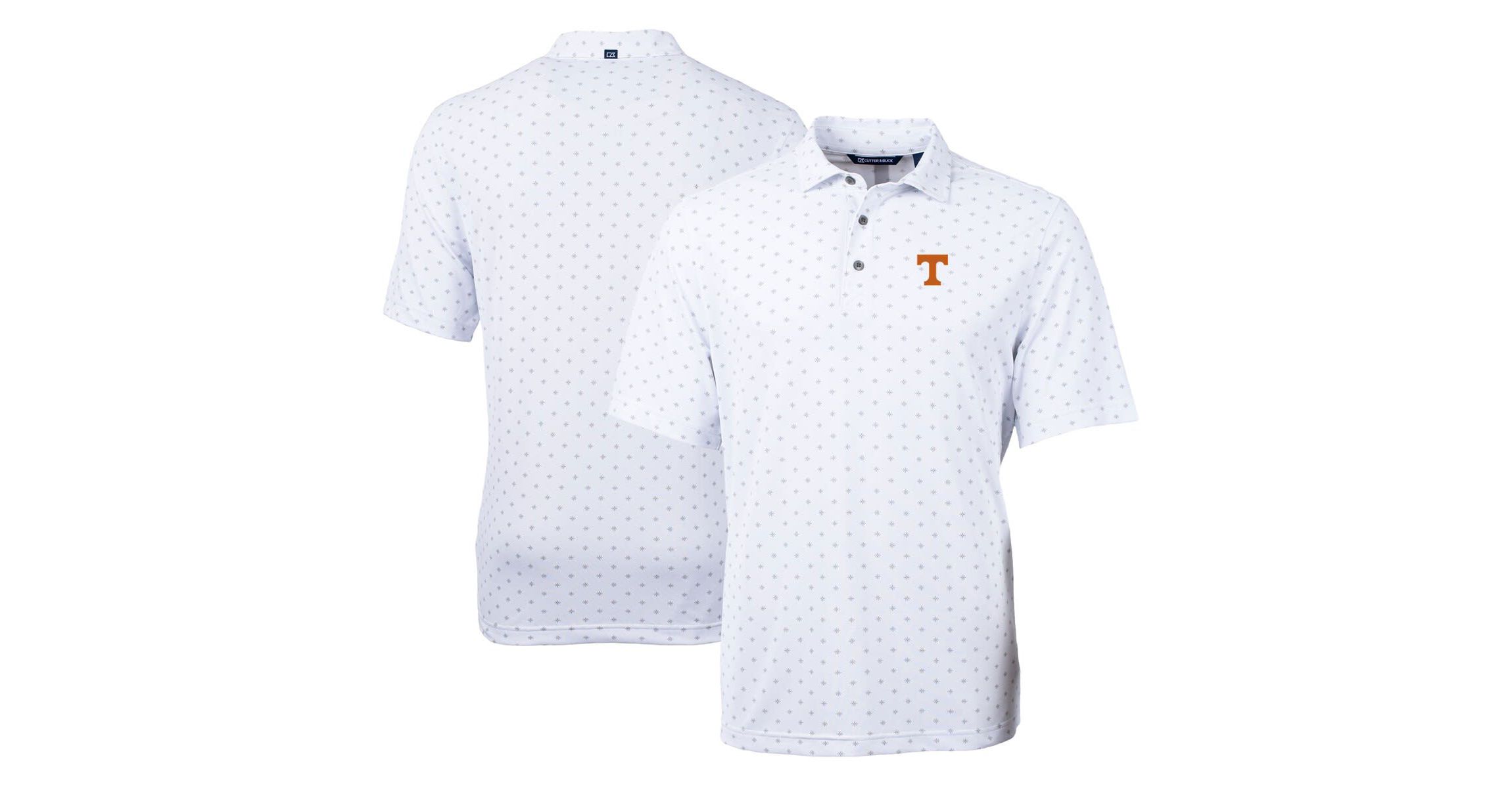 NCAA Tennessee Volunteers Virtue Eco Pique Tile Print Polo