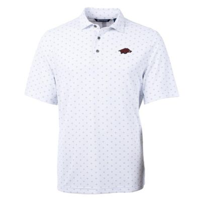 NCAA Arkansas Razorbacks Virtue Eco Pique Tile Print Polo