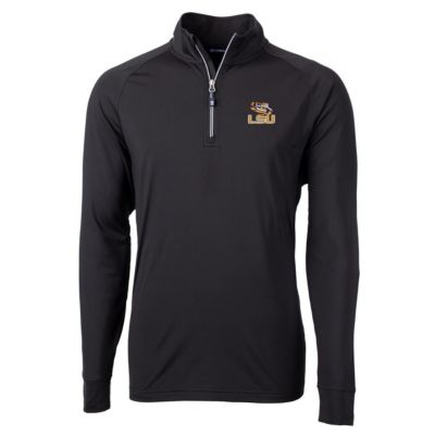 NCAA LSU Tigers Big & Tall Adapt Eco Knit Quarter-Zip Pullover Jacket