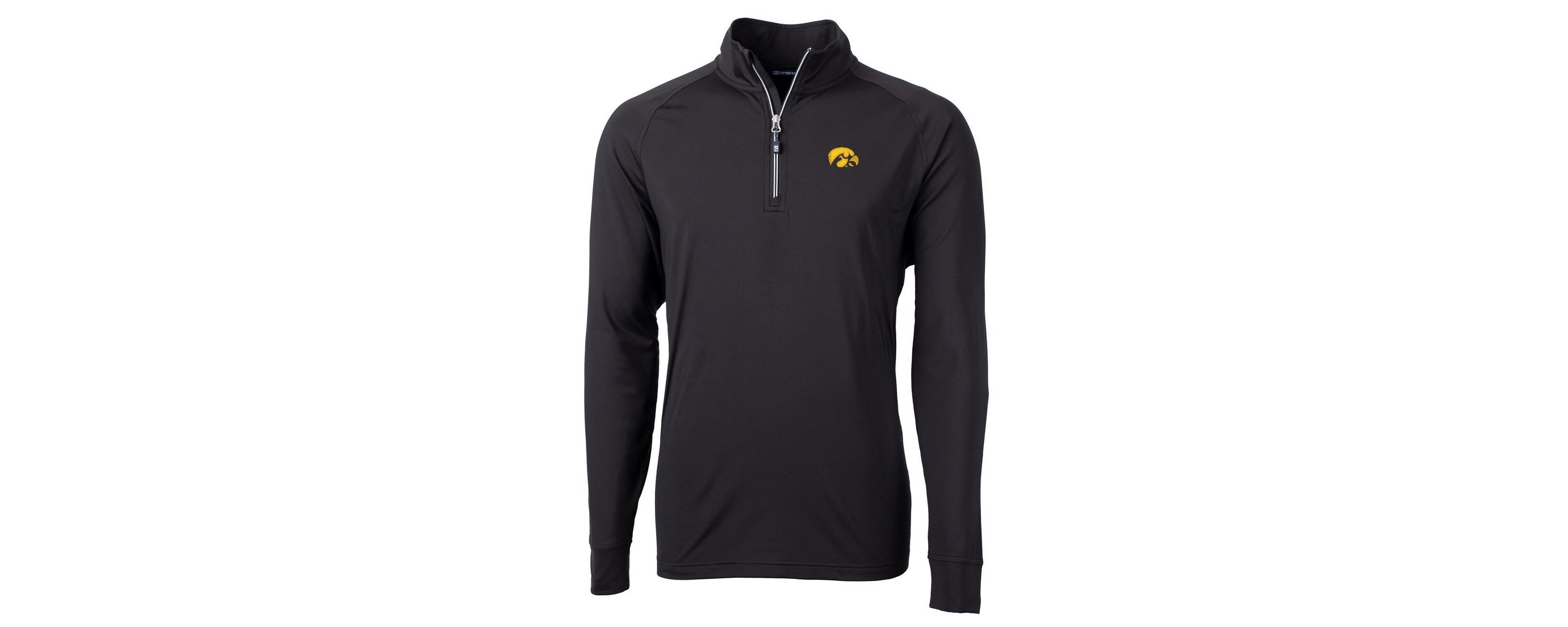 NCAA Iowa Hawkeyes Big & Tall Adapt Eco Knit Quarter-Zip Pullover Jacket