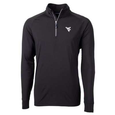 NCAA West Virginia Mountaineers Big & Tall Adapt Eco Knit Quarter-Zip Pullover Jacket