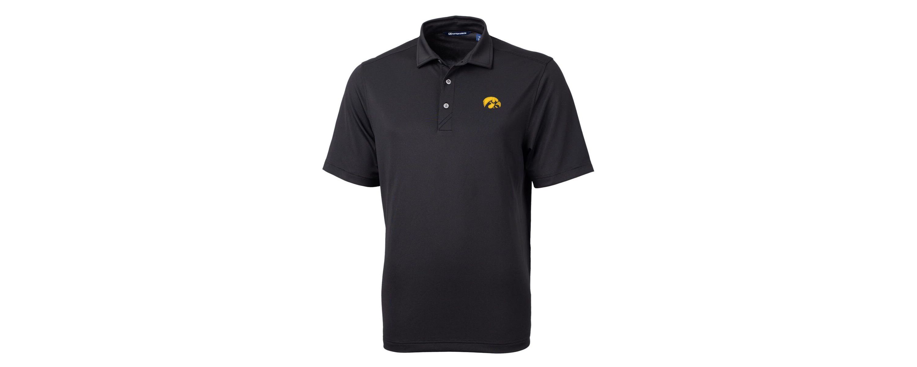 NCAA Iowa Hawkeyes Big & Tall Virtue Eco Pique Recycled Polo