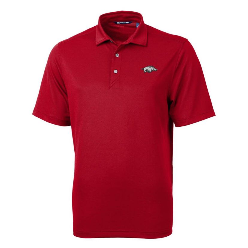 NCAA Arkansas Razorbacks Big & Tall Virtue Eco Pique Recycled Polo