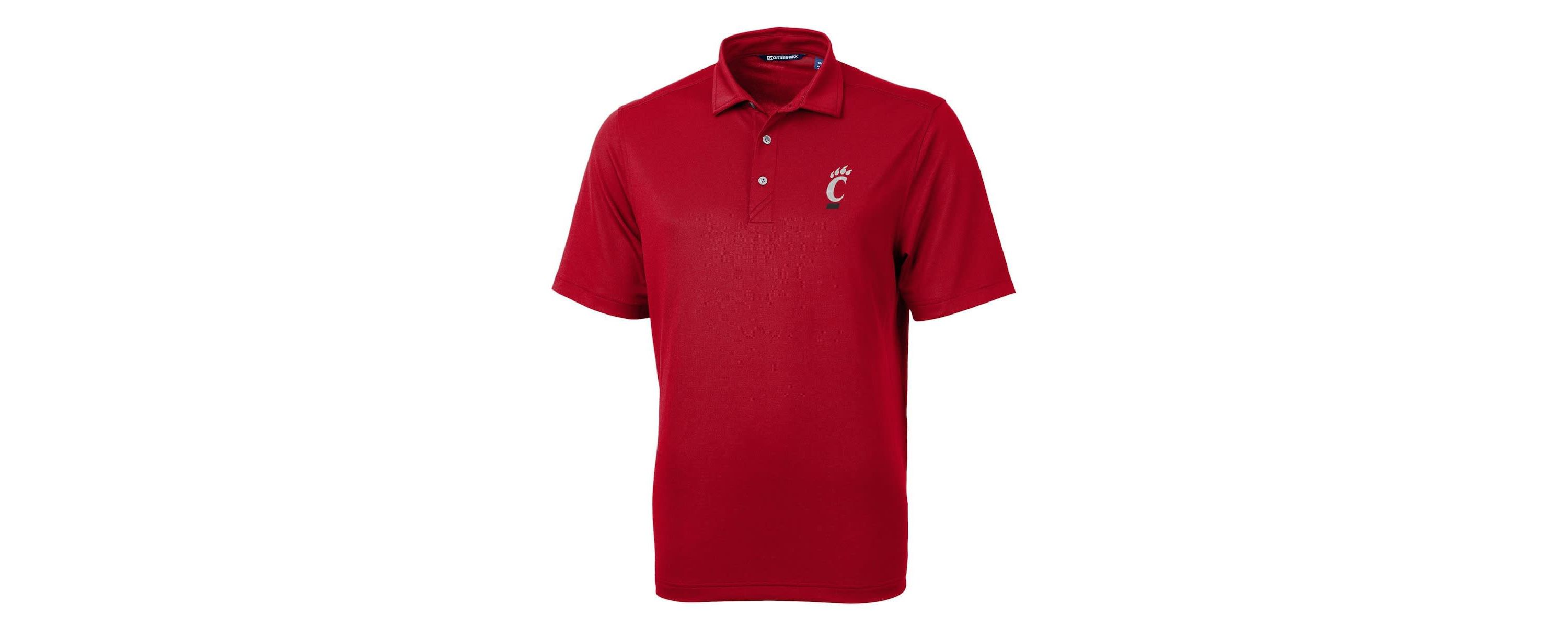 NCAA Cincinnati Bearcats Big & Tall Virtue Eco Pique Recycled Polo