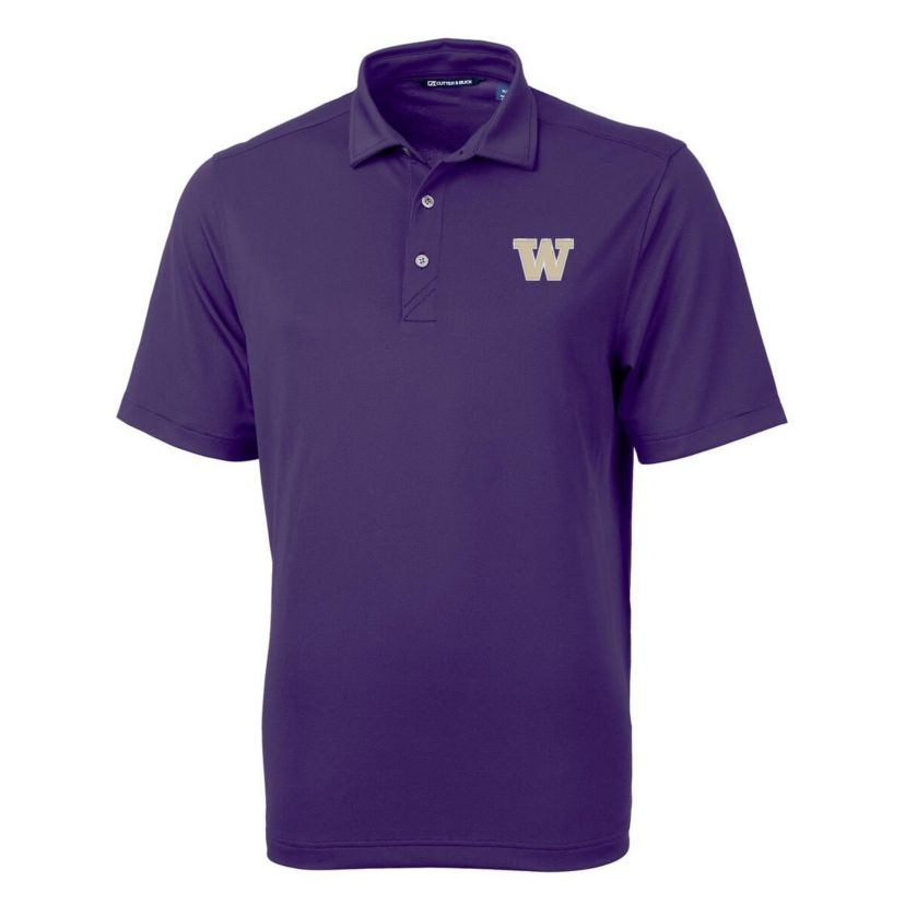 NCAA Washington Huskies Big & Tall Virtue Eco Pique Recycled Polo