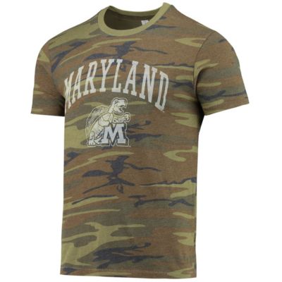 NCAA Maryland Terrapins Arch Logo Tri-Blend T-Shirt