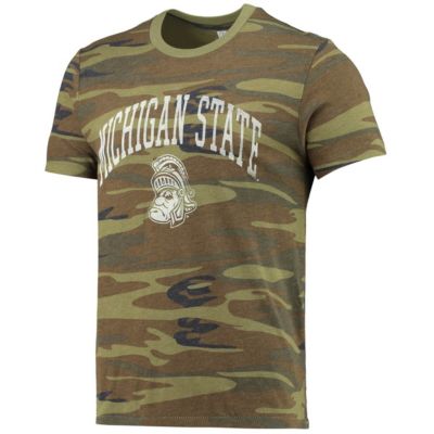 NCAA Michigan State Spartans Arch Logo Tri-Blend T-Shirt