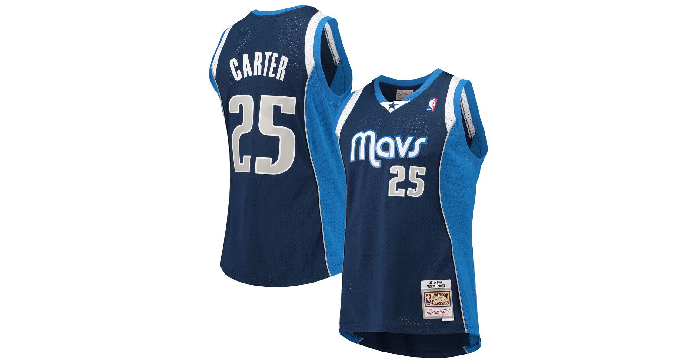 NBA Vince Carter Dallas Mavericks 2011/12 Hardwood Classics Swingman Jersey