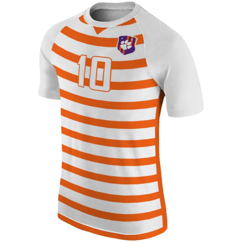 NCAA #10 Clemson Tigers Soccer Jersey