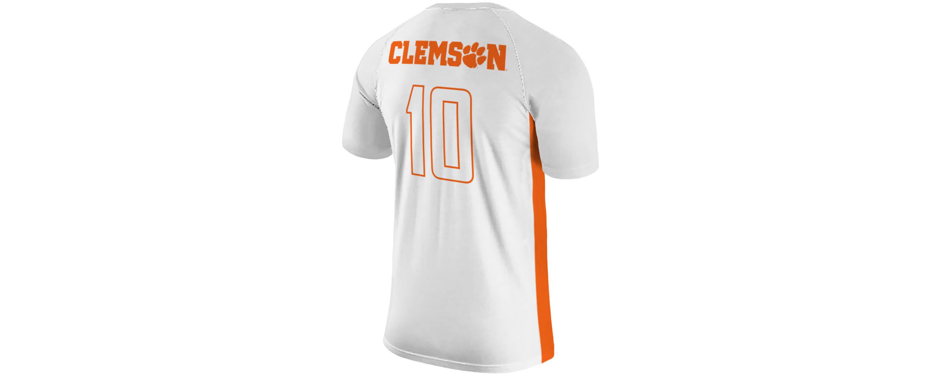 NCAA #10 Clemson Tigers Soccer Jersey