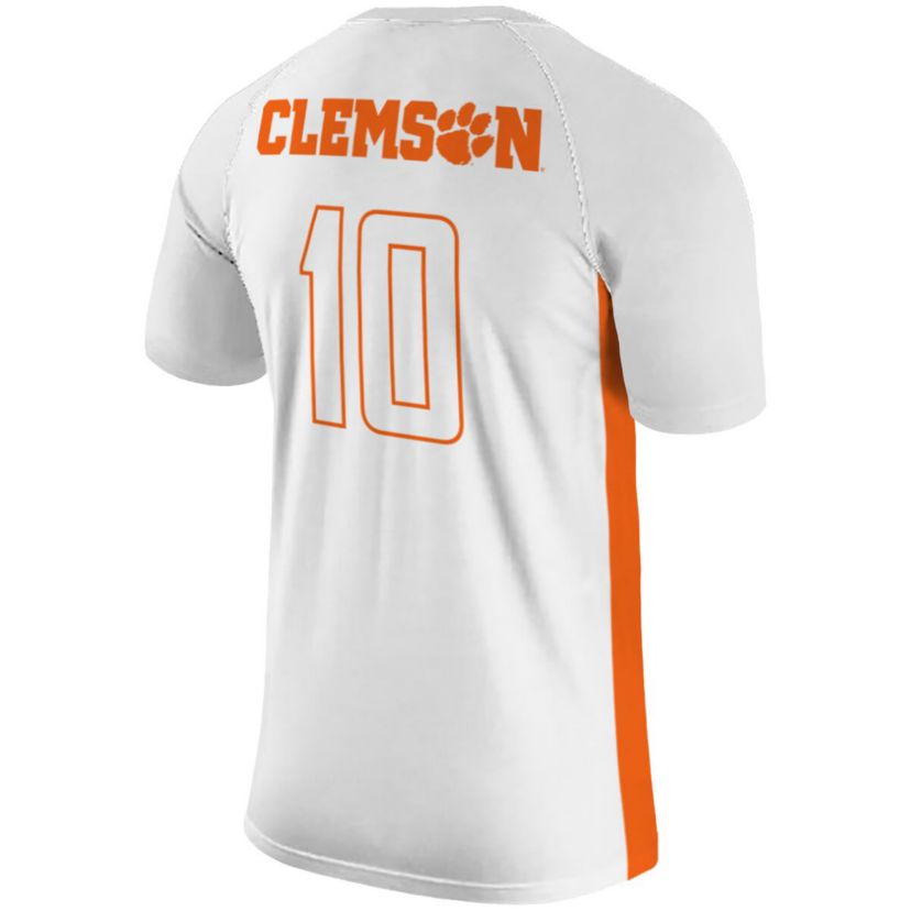 NCAA #10 Clemson Tigers Soccer Jersey