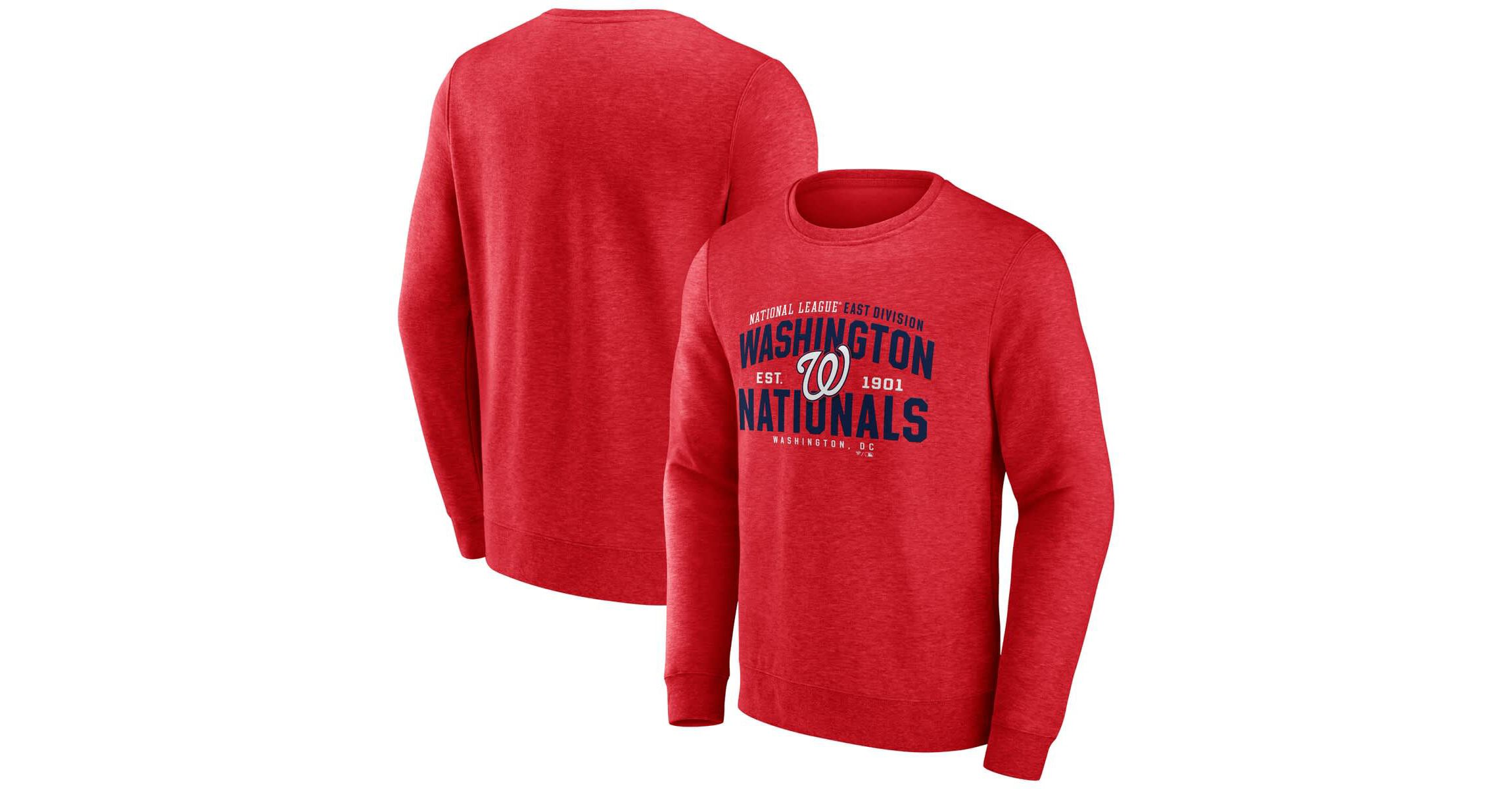 MLB Fanatics ed Washington Nationals Classic Move Pullover Sweatshirt