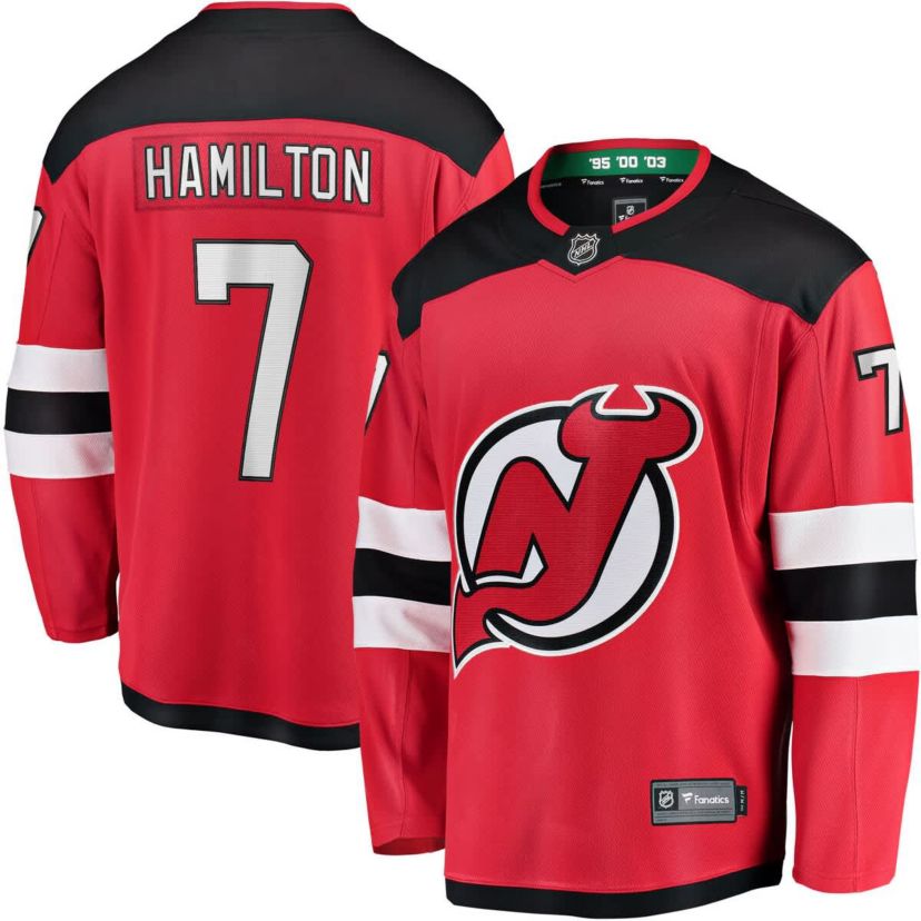 NHL Fanatics Dougie Hamilton New Jersey Devils Breakaway Player Jersey