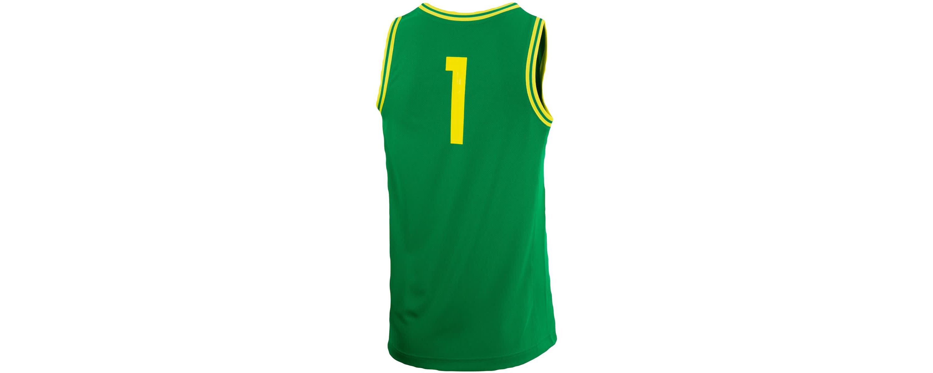 NCAA Unisex Nike #1 Oregon Ducks Basketball Replica Jersey