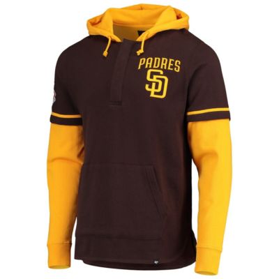 MLB Brown/Gold San Diego Padres Shortstop Pullover Hoodie